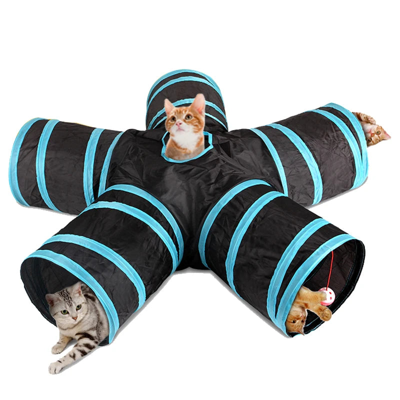 Holes Cat Tunnel Tube Funny Kitten Toys Foldable Toys For Cat I