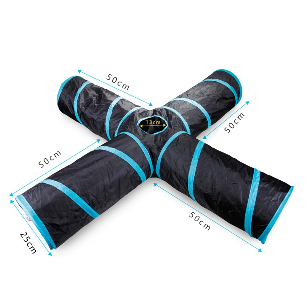 Holes Cat Tunnel Tube Funny Kitten Toys Foldable Toys For Cat I