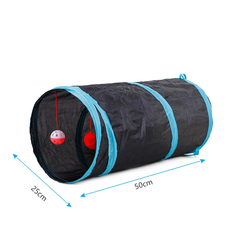 Holes Cat Tunnel Tube Funny Kitten Toys Foldable Toys For Cat I