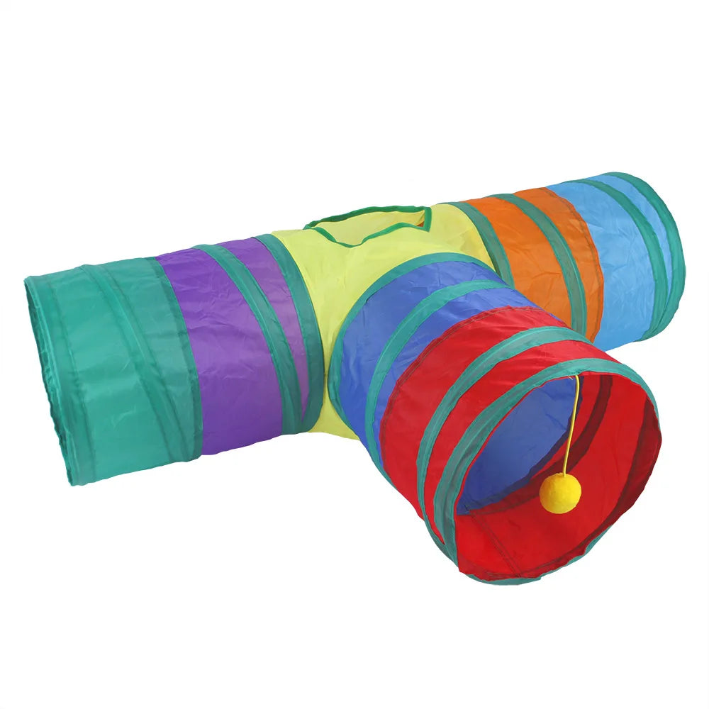 Holes Cat Tunnel Tube Funny Kitten Toys Foldable Toys For Cat I