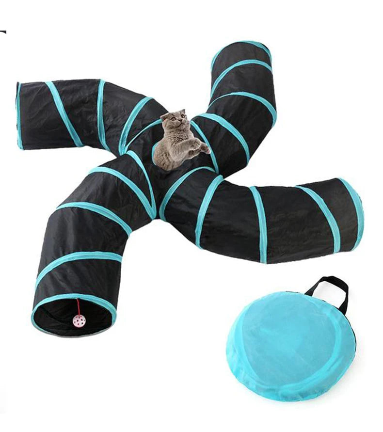 Holes Cat Tunnel Tube Funny Kitten Toys Foldable Toys For Cat I