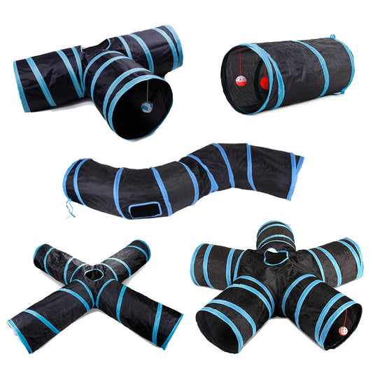 Holes Cat Tunnel Tube Funny Kitten Toys Foldable Toys For Cat I