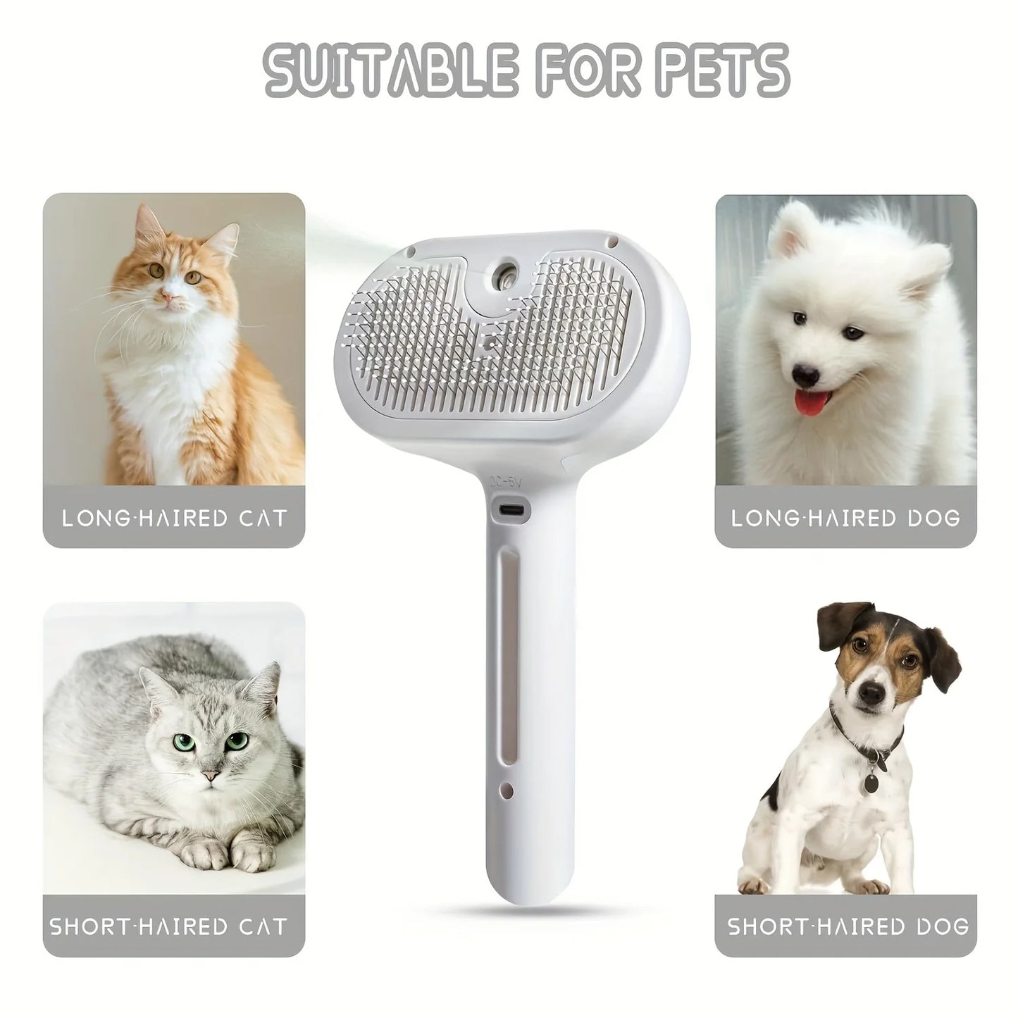 New Pet Spray Cat Comb Dog Hair