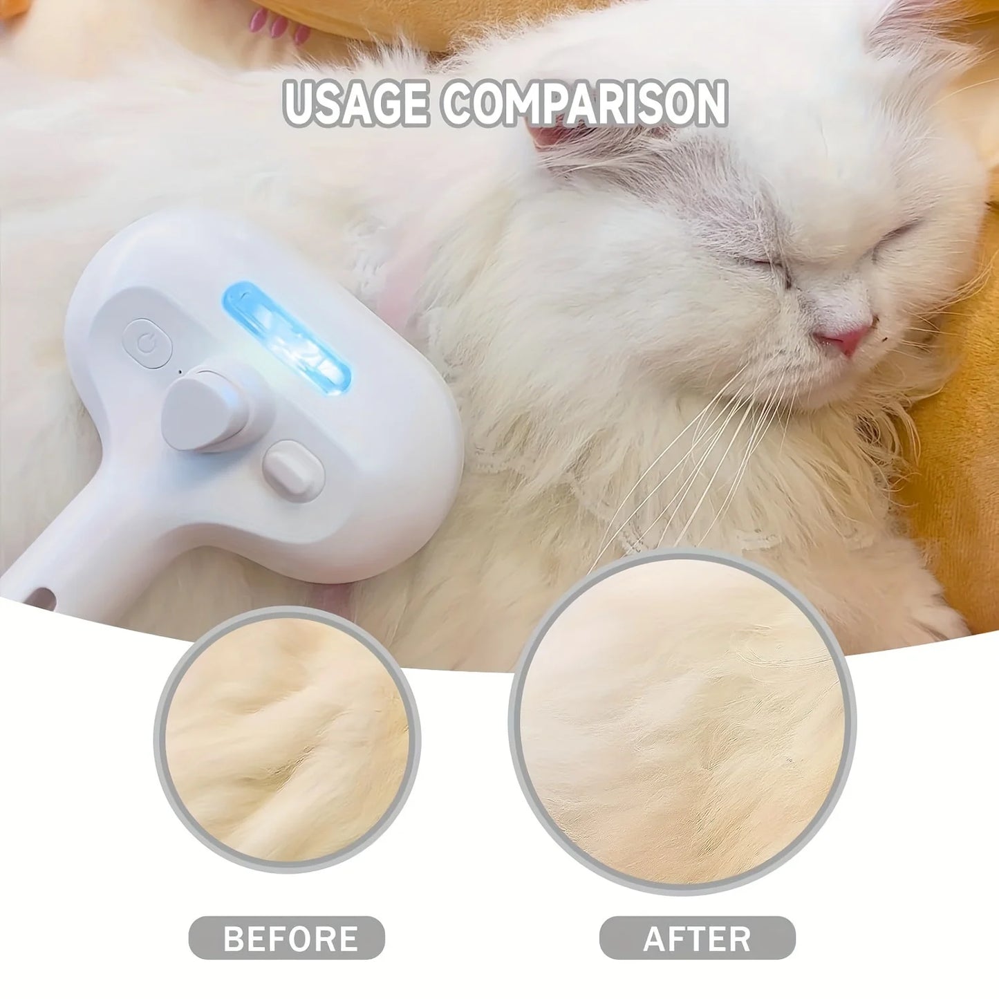 New Pet Spray Cat Comb Dog Hair