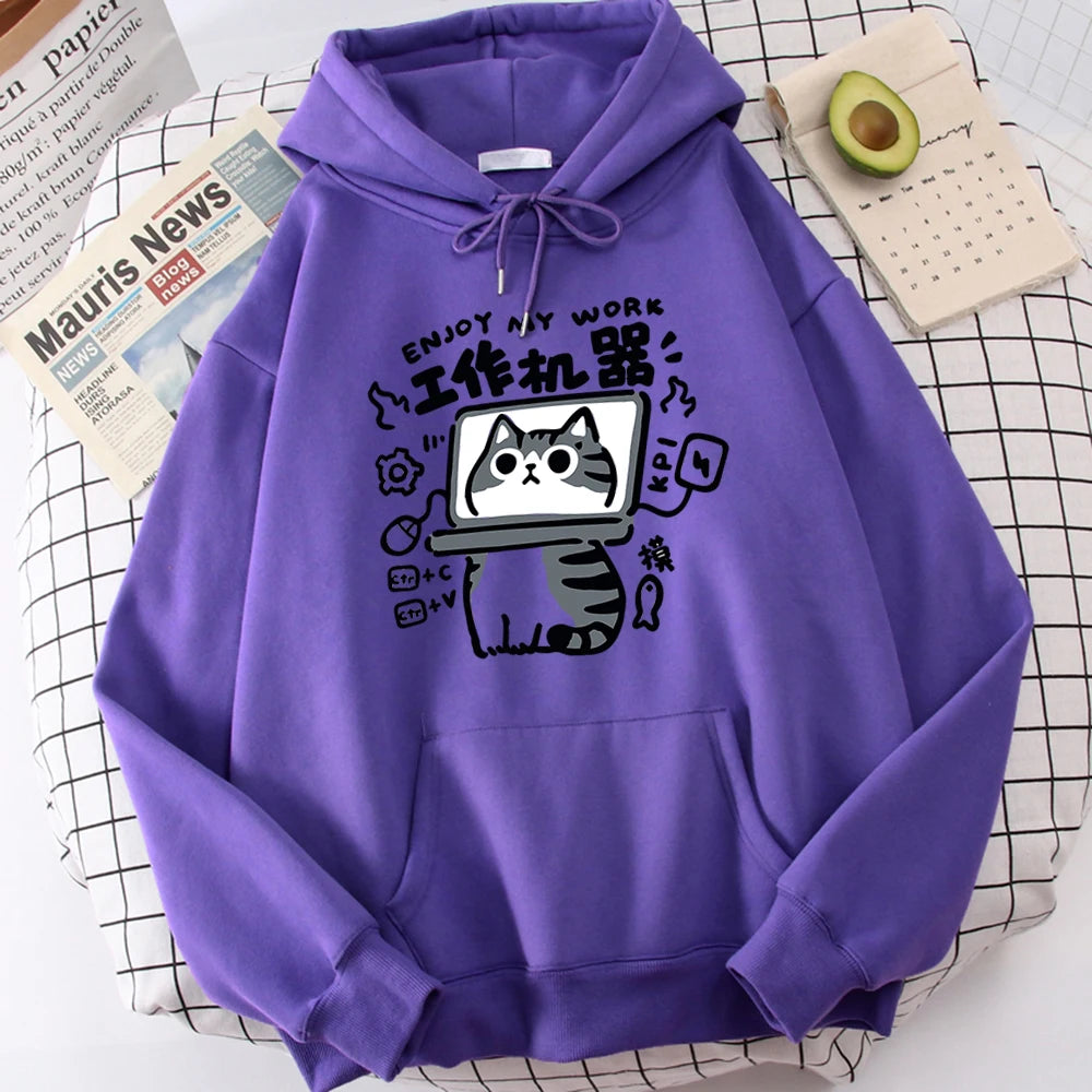 Purrfectly Cozy Cat Hoodie