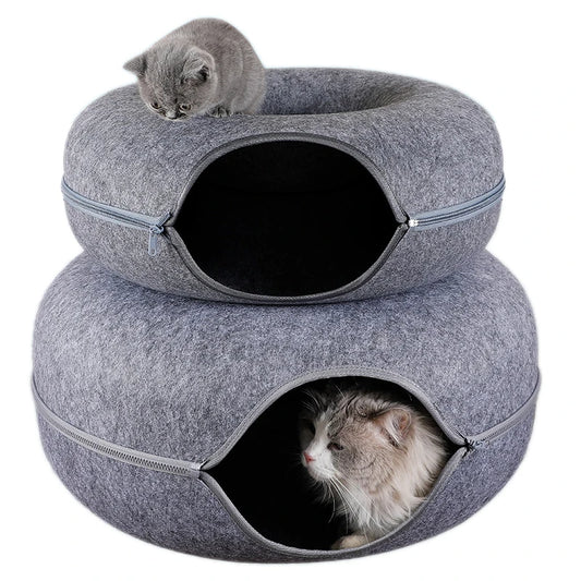 Cozy Cat Pod Duo – Lounge & Hideout in One!