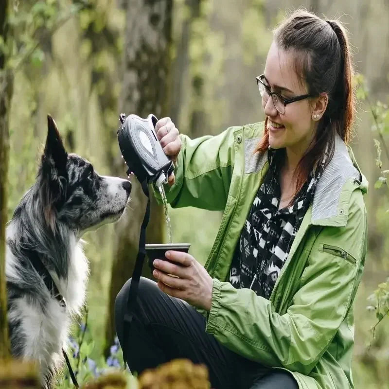 4 In 1 Retractable Kettle Dog Leash