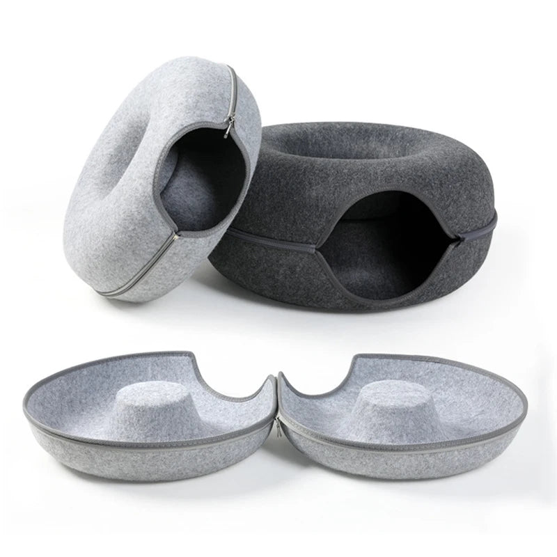 Cozy Cat Pod Duo – Lounge & Hideout in One!