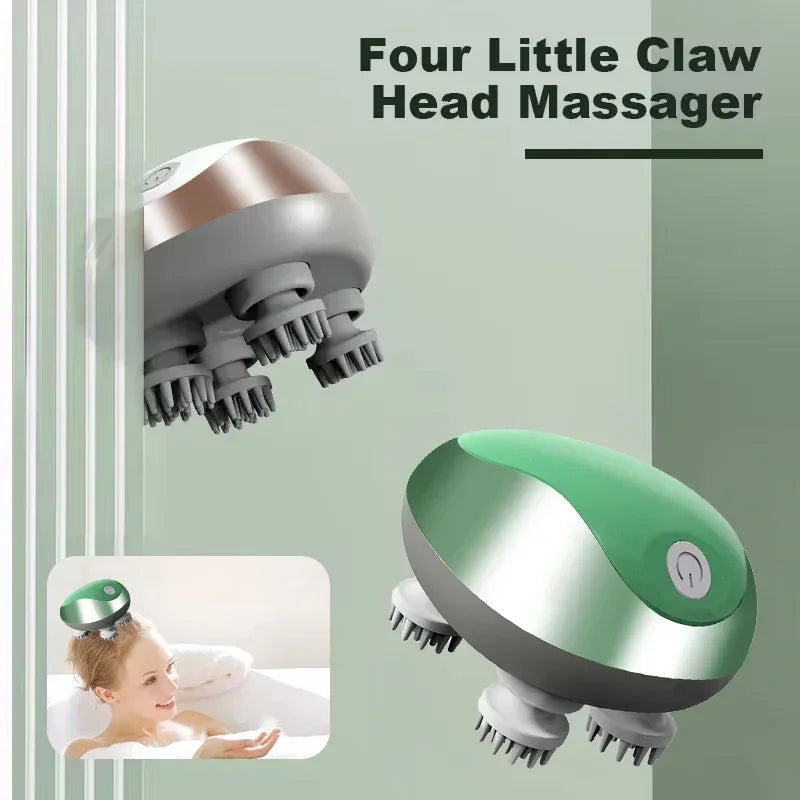 Waterproof Electric Head Massager Wireless