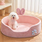 Fluffy Bunny Pet Bed – Soft, Cute & Cozy!