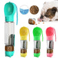 3 in1 Dog Water Bottle Food Feeder