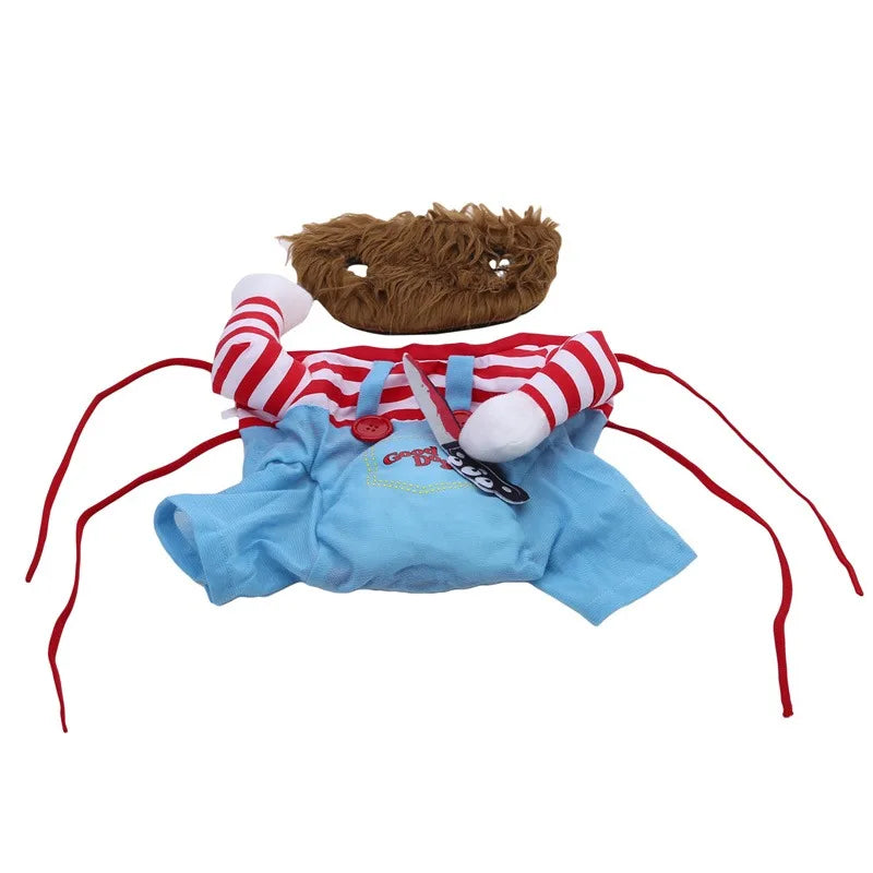 Chucky Dog Halloween Costume Fashion Funny