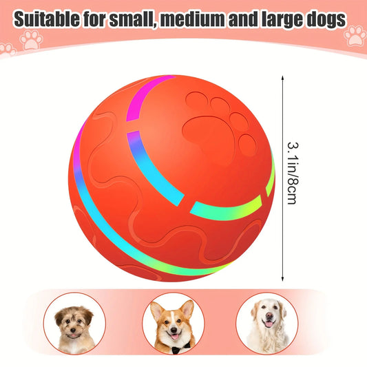 1 Interactive Pet Ball. Automatic LED Flashing Motion Toy, Perfect for Playtime