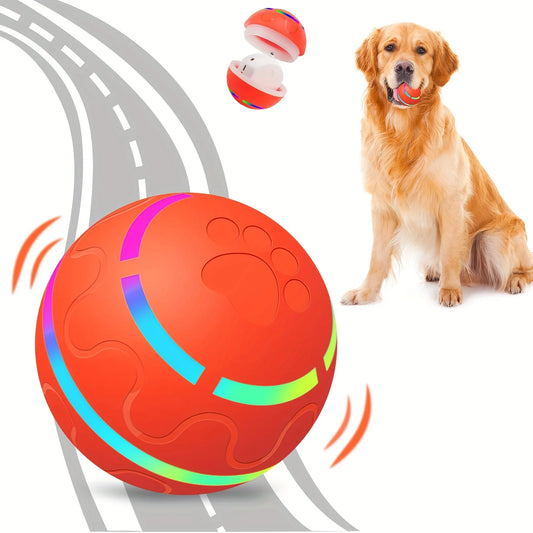 1 Interactive Pet Ball. Automatic LED Flashing Motion Toy, Perfect for Playtime