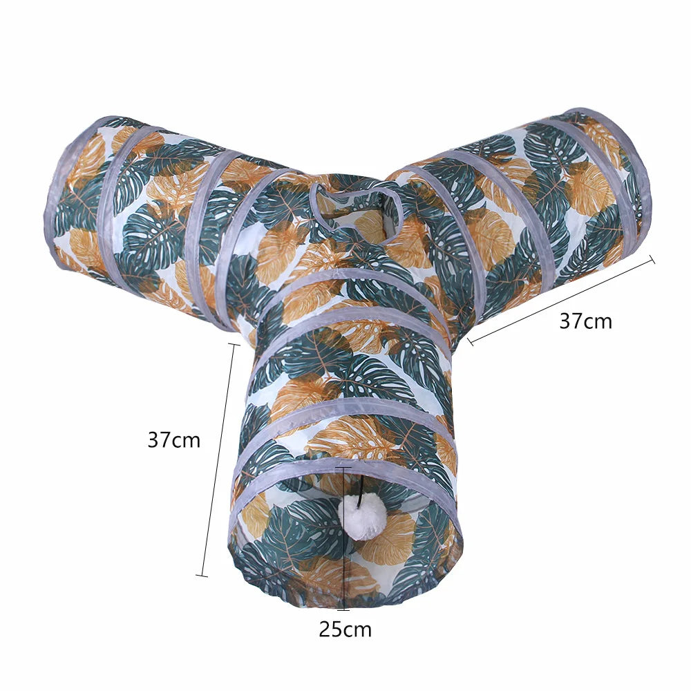 Holes Cat Tunnel Tube Funny Kitten Toys Foldable Toys For Cat I